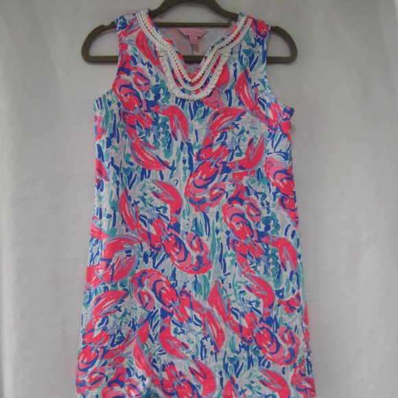Lilly Pulitzer XL 12 14 Mini Harper Shift Dress - Picture 1 of 8
